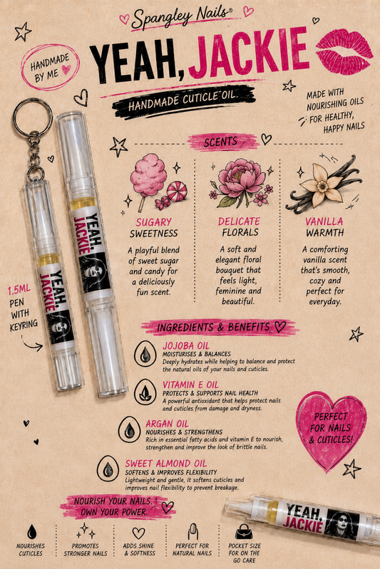 Yeah, Jackie Cuticle Oil Keyring