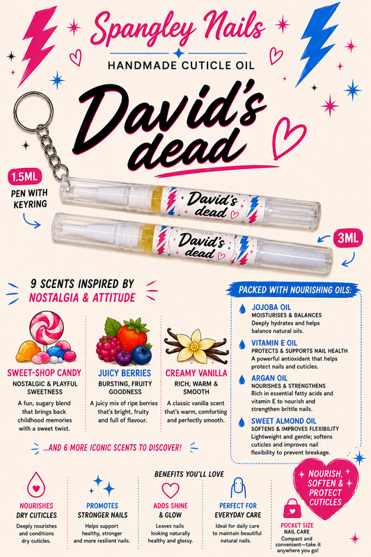 Davids Dead Cuticle Oil Keyring