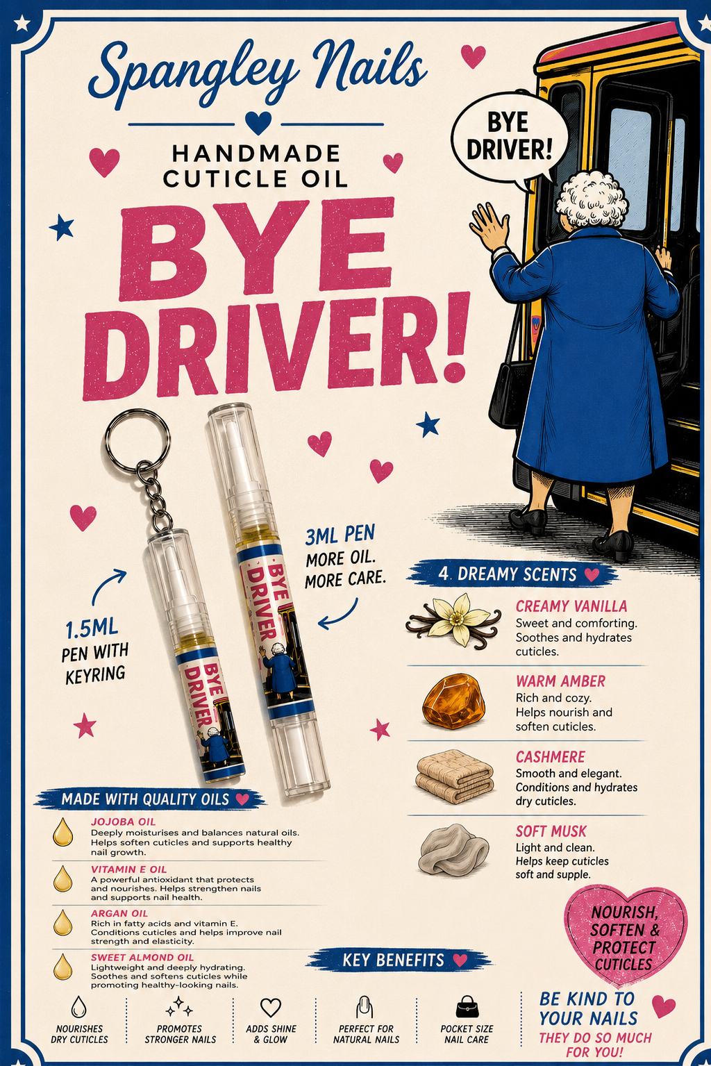 Bye Driver Cuticle Oil Pen