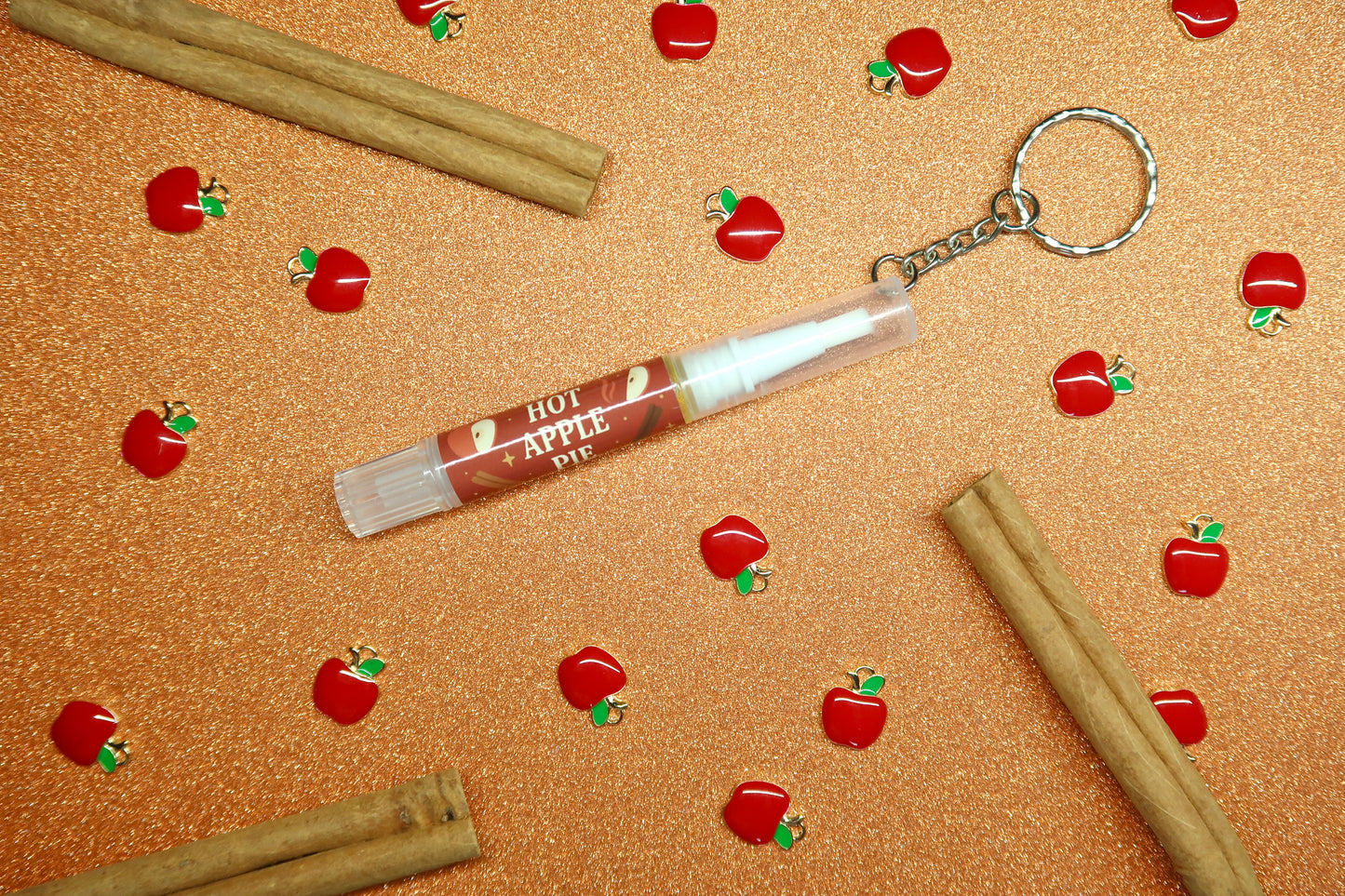 Hot Apple Pie Cuticle Oil Keyring